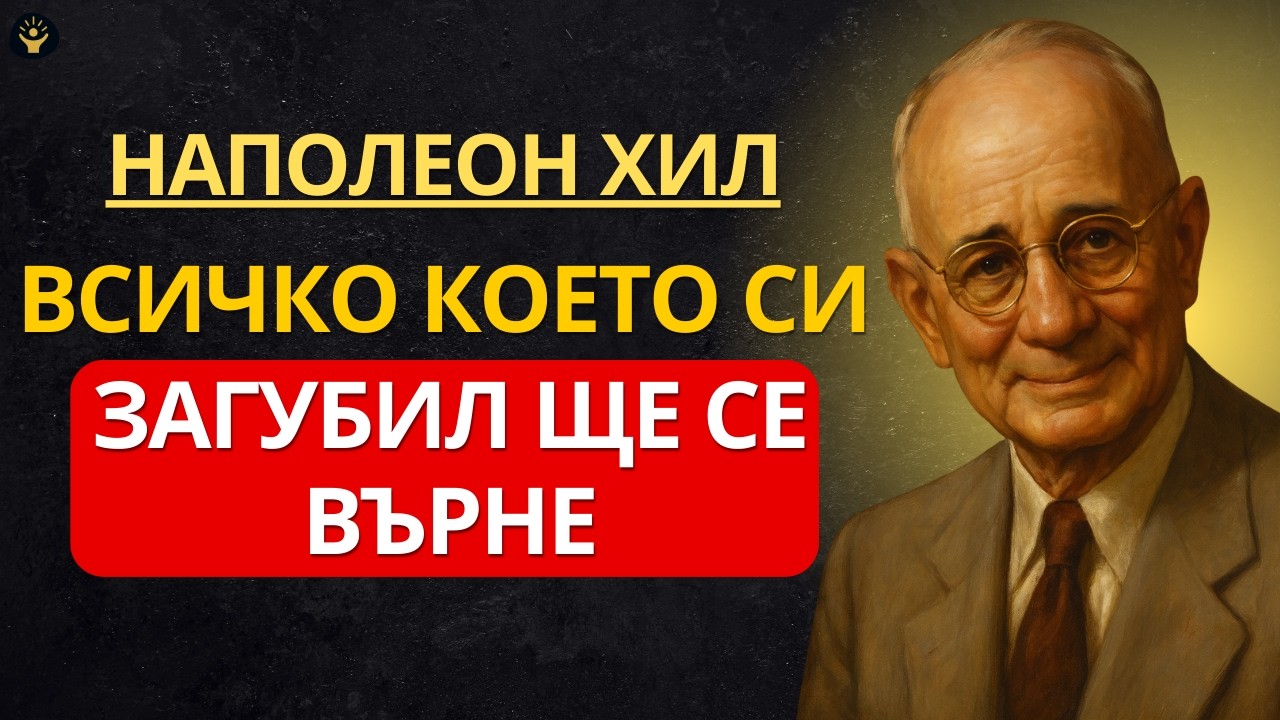 Всичко, което си загубил, започва да се връща в мига, в който спреш да гониш | Наполеон Хил