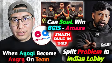 Can SouL Win BGIS?😳 Indian Lobby Change After PMGC🥵 Robin Amaze on Split Issue & Smash Benifit🤔