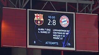 Thanks to a majestic performance, fc bayern beat barcelona 8-2 in the
quarter-finals of champions league and secured their ticket
semi-finals l...