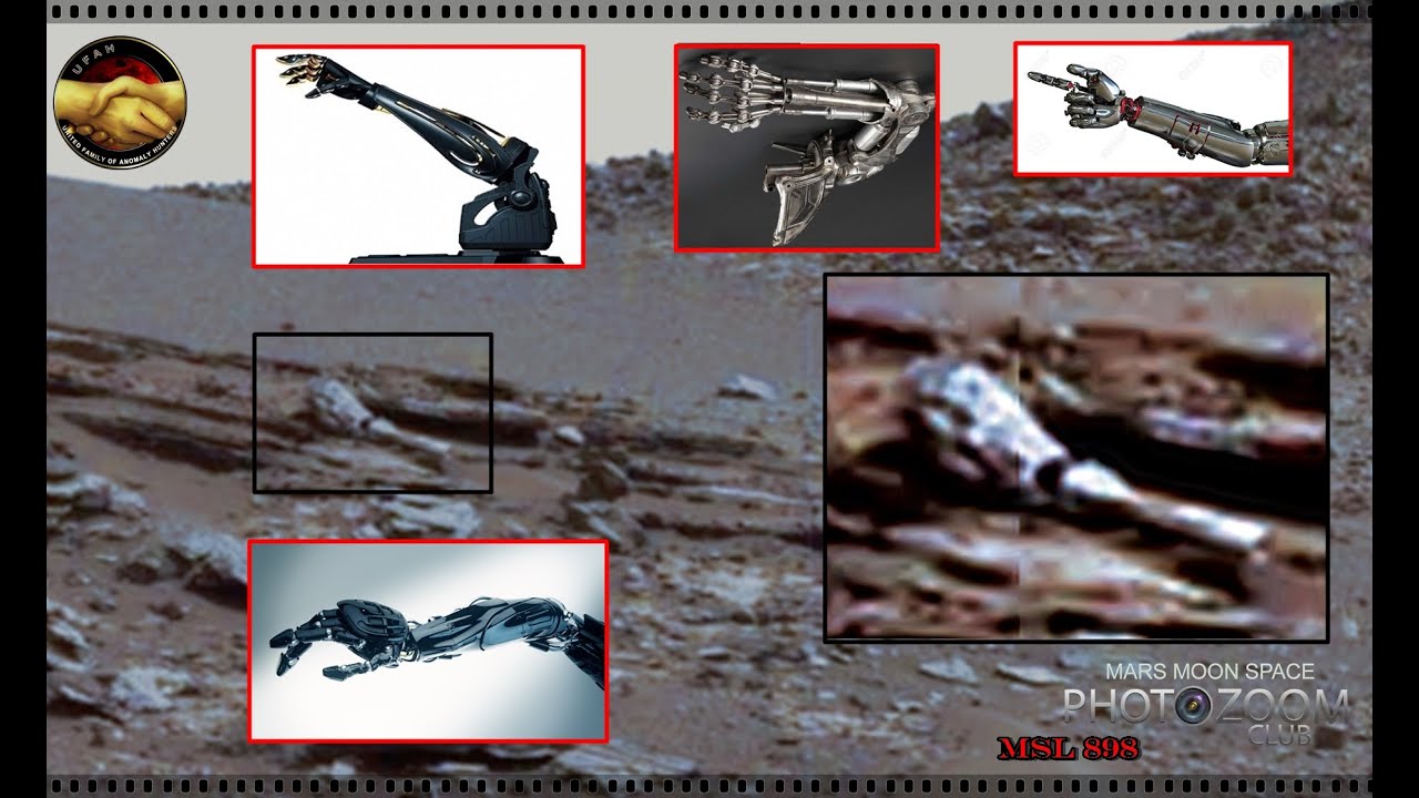 Robotic arm found on Mars ? - YouTube