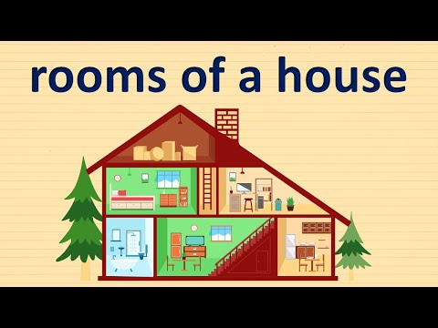 Rooms Of A House. Комнаты в доме. Видео-словарь.