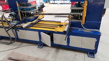 scaffolding diagonal brace layher system flattening, punching and forming machine