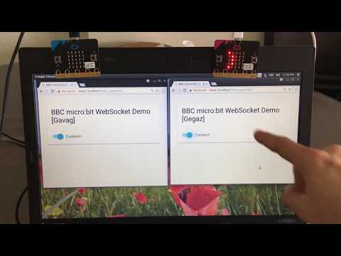 Playing with Web Bluetooth and  Web Socket with micro:bit