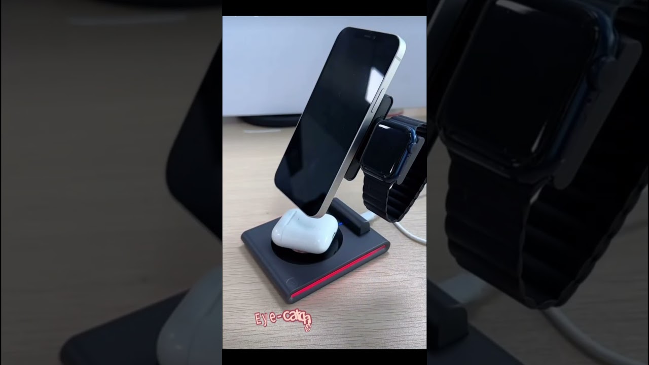 Foldable 3-in-1 Wireless Charger 