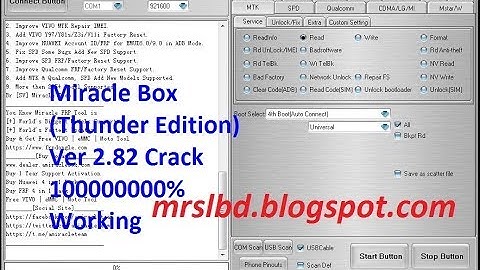 Miracle Box New Crack 2.82 Thunder Edition 2020 Without Box  10000% Tested & Working