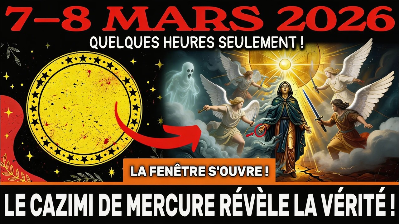 ATTENTION ! CAZIMI DE MERCURE IMMINENT ! 7-8 mars – la VÉRITÉ éclate en pleine RÉTROGRADATION !