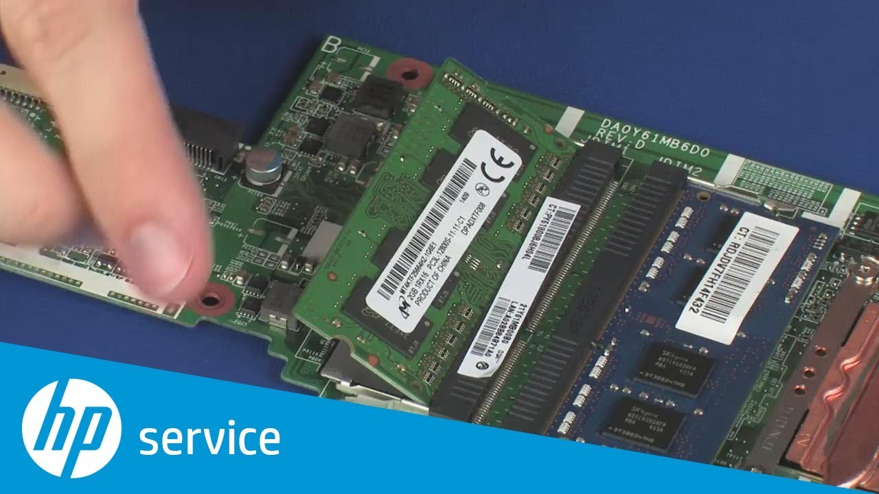 how-to synonym How to Replace the Memory Module | HP ENVY 15-u000 x360 Convertible PCs