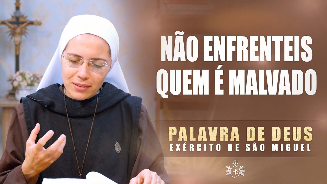 Não enfrenteis quem é malvado (Mt 5,38-42) Palavra de Deus #317  | 13/06 | Instituto Hesed