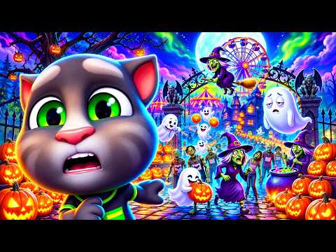 Talking Tom 💯 ĐẠI TIỆC KINH DỊ! 👻 HÀNH TRÌNH MA QUÁI CỰC VUI! 💯 Phim Hoạt Hình Vui Nhộn Cho Trẻ Em