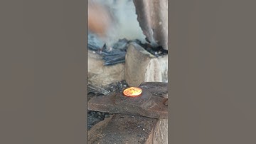 Hand Forging a Strong Peraak From Broken Iron Piece #metalwork #forgingprocess