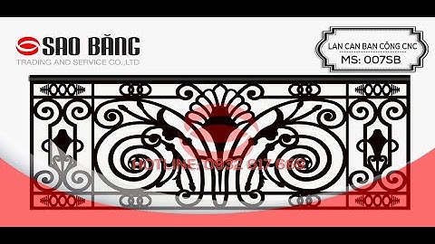Top 30 mẫu lan can ban công CNC đẹp nhất 2021