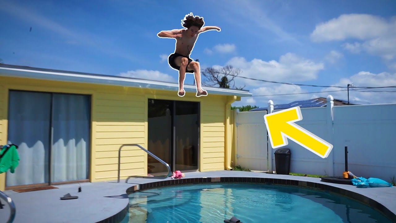 I Jumped Off The Roof! YouTube