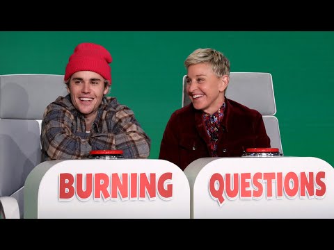 Justin Bieber Answers Ellen’s ‘Burning Questions’