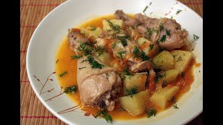 ГОТОВИМ ДОМАШНЕЕ ЖАРКОЕ С КУРИЦЕЙ