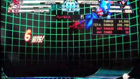 MvC3 - Deadpool combos