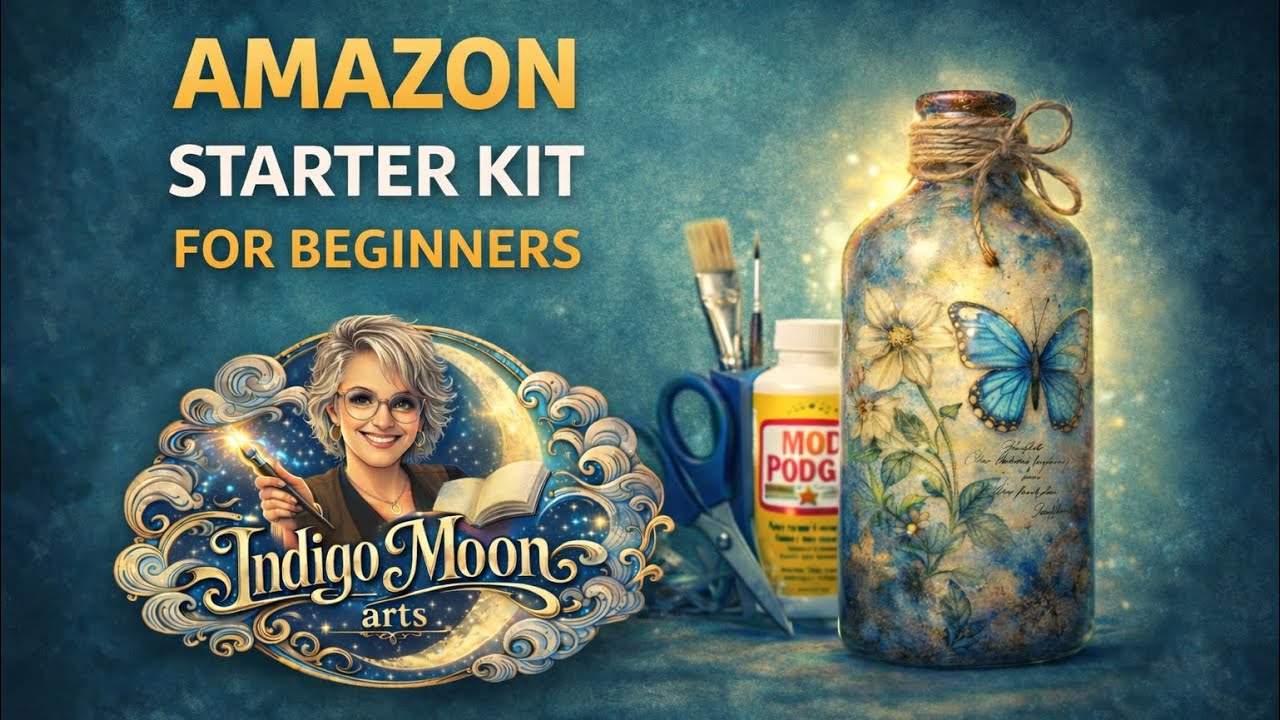 Beginner Decoupage Supply List | Amazon Starter Kit (Everything You Need)