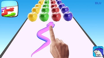 Colorful Snake - All Levels Gameplay Android,ios Walkthrough Mobile Game Update Apps (Levels 2-3)