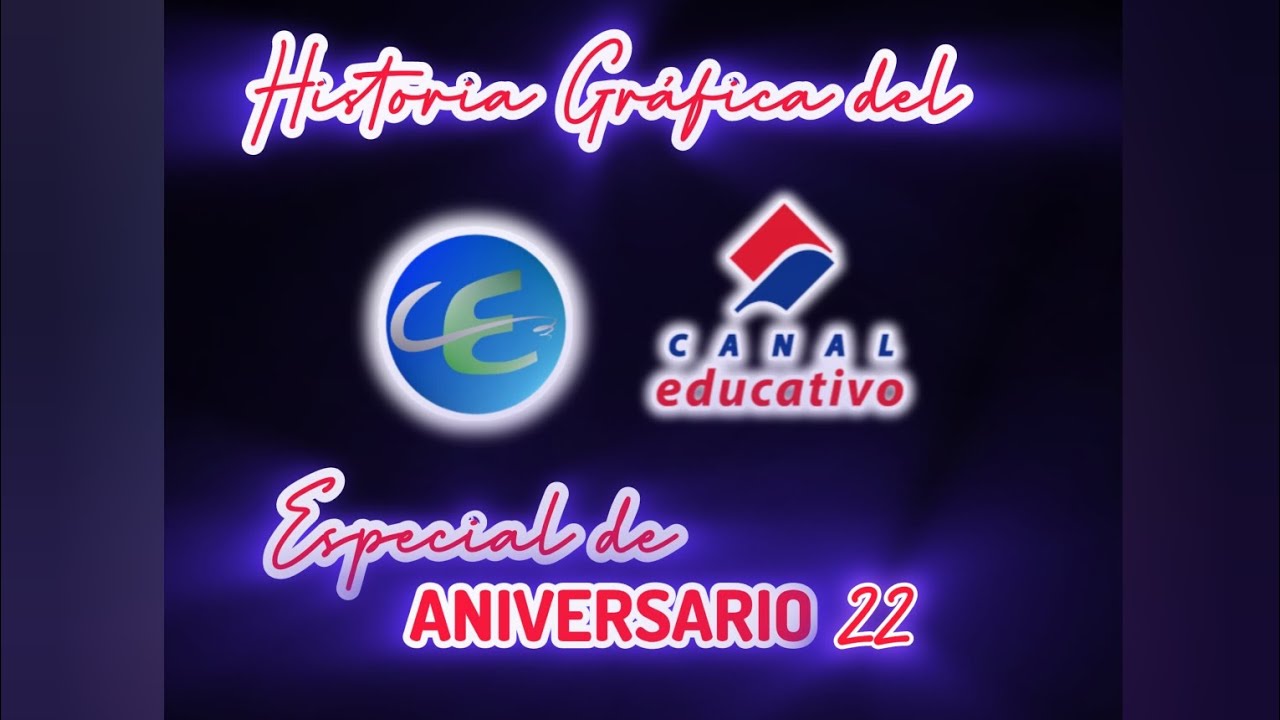 Historia Gráfica del Canal Educativo 2002-2024 | Especial de Aniversario 22🎉🎉🎉