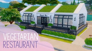 Vegetarian Restaurant | The Sims 4 Stop Motion Dine Out Build | No CC