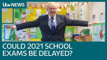 Government confirms potential plan to push back England’s 2021 A-level and GCSE exams | ITV News