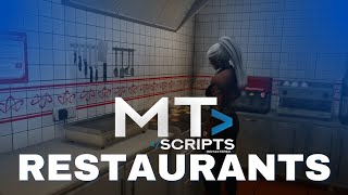 MT Restaurants | Advanced restaurants script for Fivem | Multiple restaurants | Recipes creation