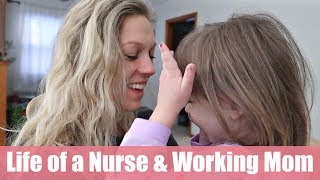 First Week of my First Nursing Job! | Day in the Life of a Working Mom & New Grad RN Vlog