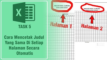 Task 5, Cara Mencetak Judul Yang Sama Di Setiap Halaman Secara Otomatis Pada Dokumen Excel