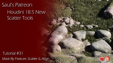 Patreon Tutorial Preview - #31 - Houdini 18.5 - New Scatter Tools