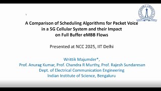 Scheduling Algorithms for Packet Voice in a5G Cellular System by Writtik Majumder