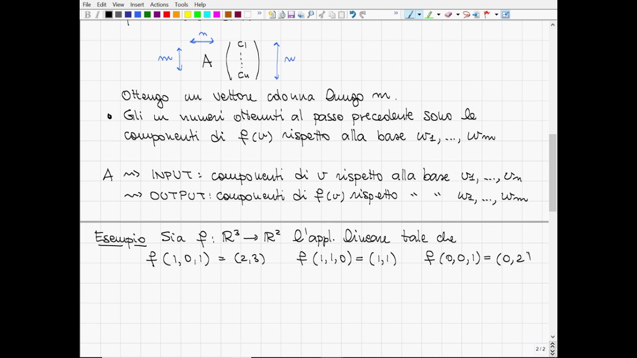 18 Matrice Associata Ad Un'applicazione Lineare, Cambio Di Base