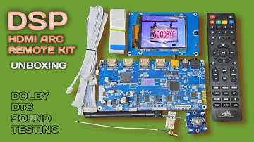 Gtech Dsp Hdmi arc remote kit unboxing//Technical kumar
