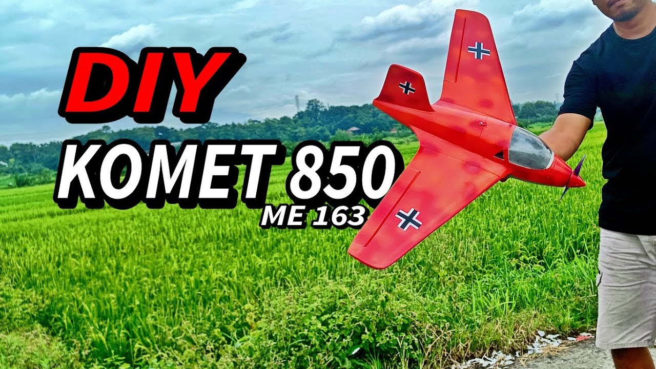 DIY Komet 850 RC Plane 