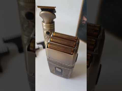 Комплект для стриження та гоління VGR V-649 тример і шейвер чоловічий бездротовий 4 насадки, відео 1