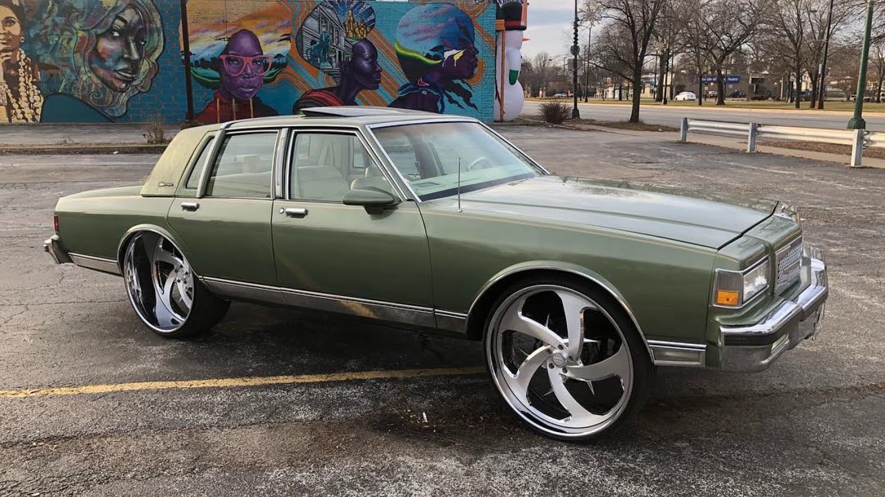 1989 Chevy Caprice With A LS on 28in MTW Billet Wheels.