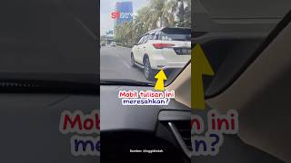 Mobil tulisan ini  meresahkan?