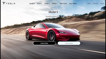 Tesla Website Clone  || #webdevelopment #project #html5 #css3 #tesla #clone #clonewebsite