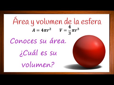 Video: Cómo Encontrar El Volumen, Conociendo El área