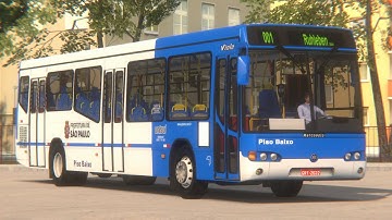 Marcopolo Viale MB O-500U Padrão Tupi SPTrans | Mapa GranMontis | Proton Bus Simulator