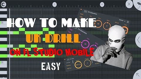 [EASY] How To Make A UK DRILL Beat On FL Studio Mobile 📲