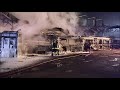 Seta, inferno al deposito dei bus