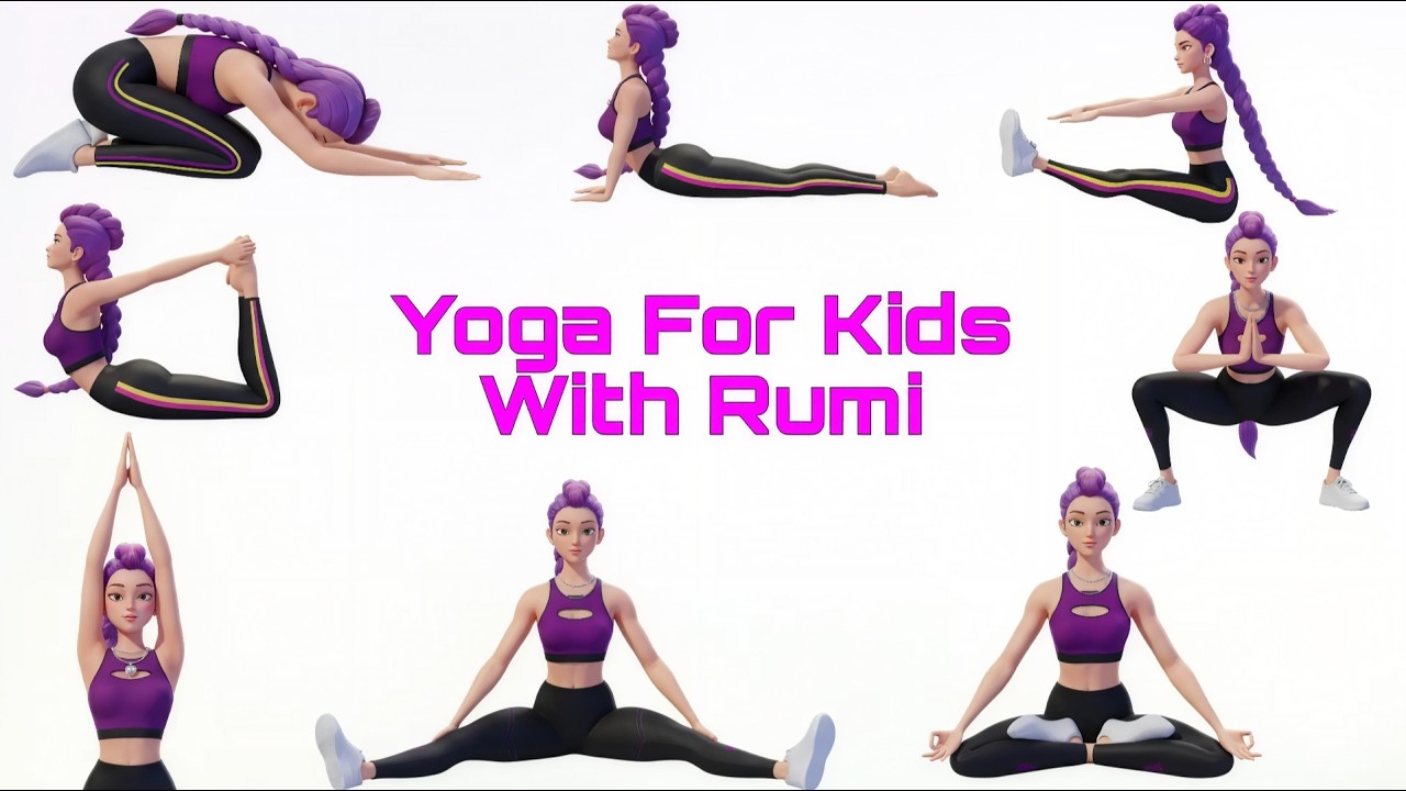 Yoga For Kids | With Rumi KPOP DEMON HUNTERS
