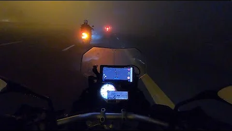 Thick thick thick FOG !! Morning Ride | RoadToads MC
