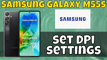 Dpi Settings or Change Dpi settings Samsung Galaxy M55s || How to set DPi settings #latest