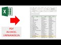 PDF Datei in eine Excel-Datei EINFACH konvertieren I Excelpedia