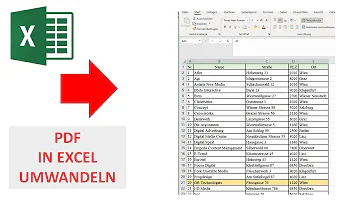 Wie kann ich PDF in Excel umwandeln kostenlos?