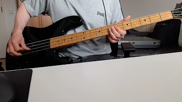 Iron Maiden - Wasted Years (bass cover)