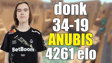 😮donk (34-19) SoloQ (Anubis) | FACEIT Ranked 4261ELO | Jan 31, 2025 | CS2 POV/DEMO
