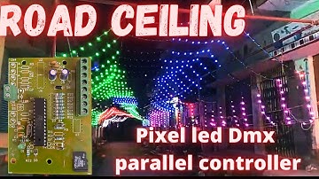 Pixel led Dmx Parallel Road ceiling design