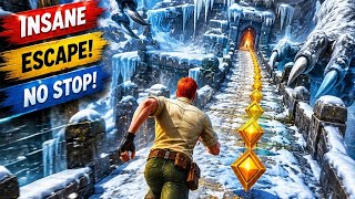 ❄️ Temple Run 2 Snow Map is INSANELY Hard! 🥶 Can I Survive? screenshot 4