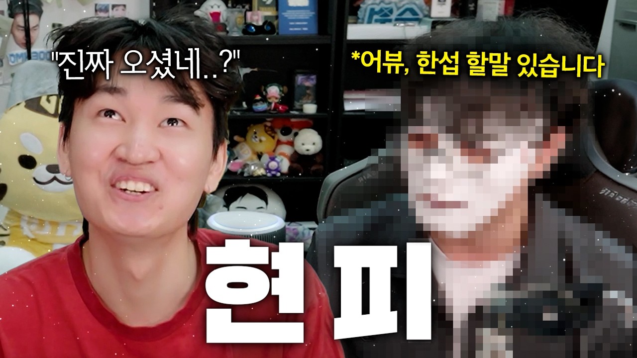 저를 저격했던 버튜버를 직접 만나서 그날 일을 물어봤습니다...